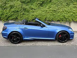 Used 2009 Mercedes-Benz Slk 2dr Tip Auto Blue - Interior and Exterior details 4