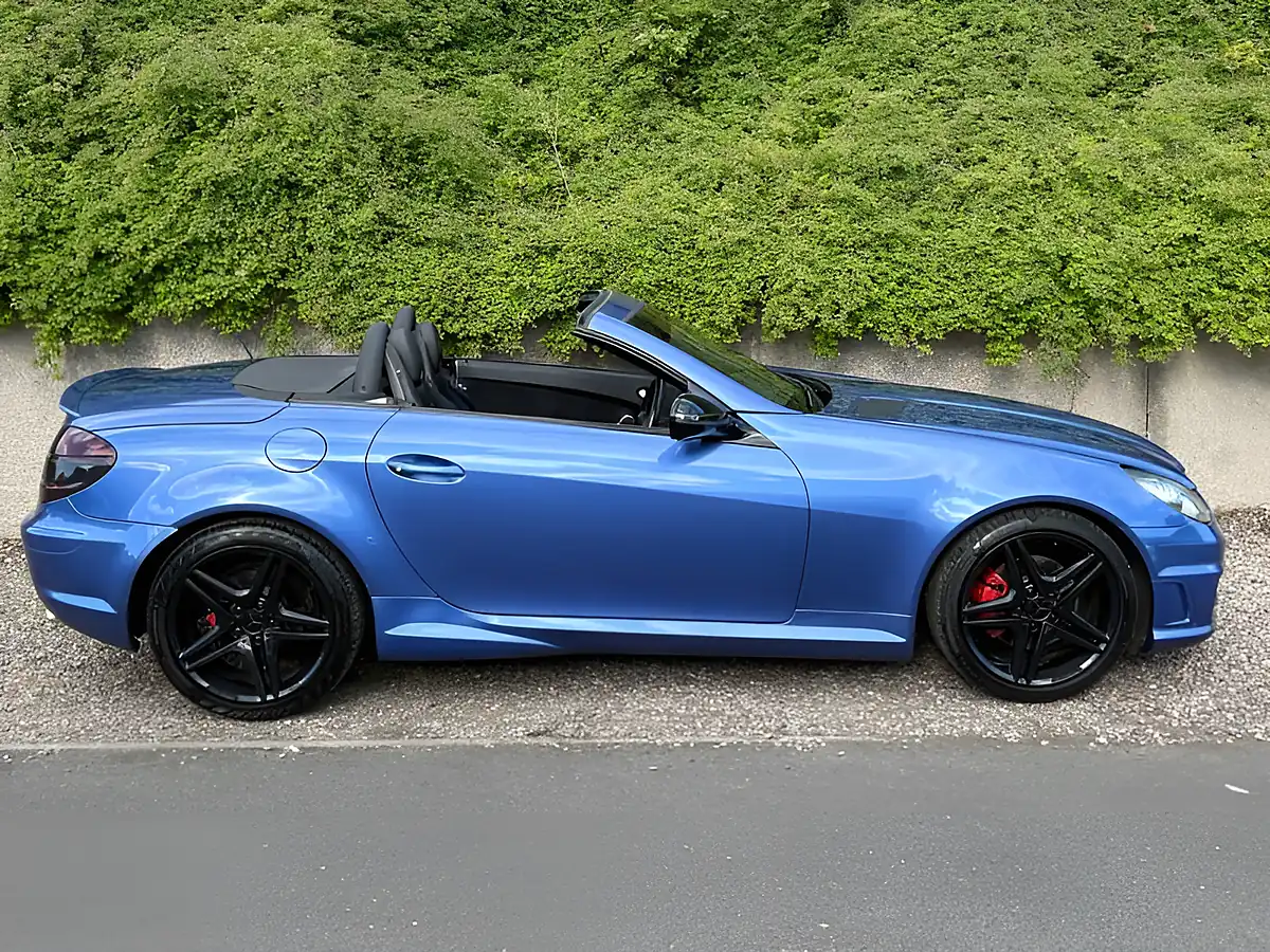 Used 2009 Mercedes-Benz Slk 2dr Tip Auto Blue - Interior and Exterior details 4