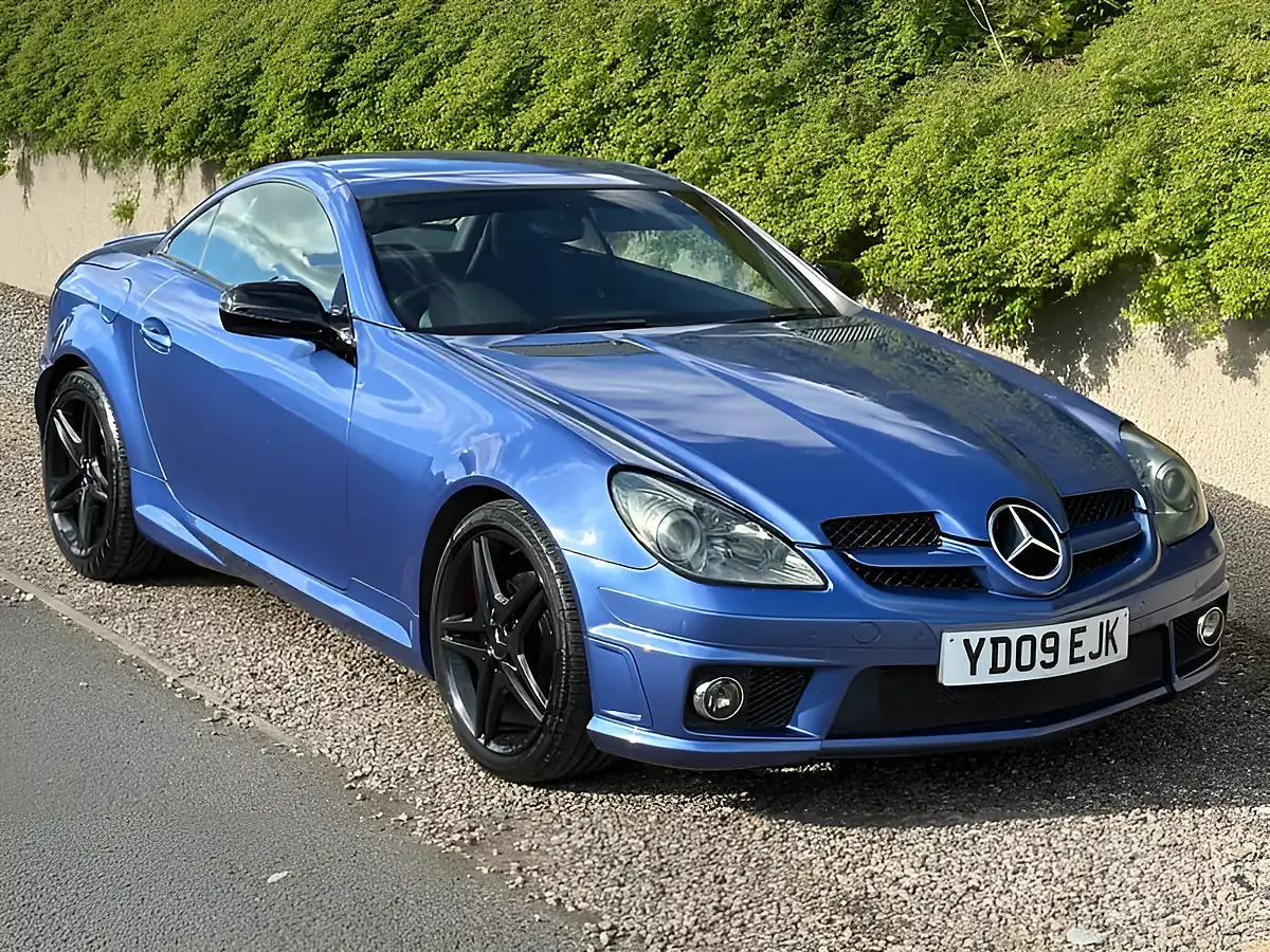 Used 2009 Mercedes-Benz Slk 2dr Tip Auto Blue - Interior and Exterior details 5