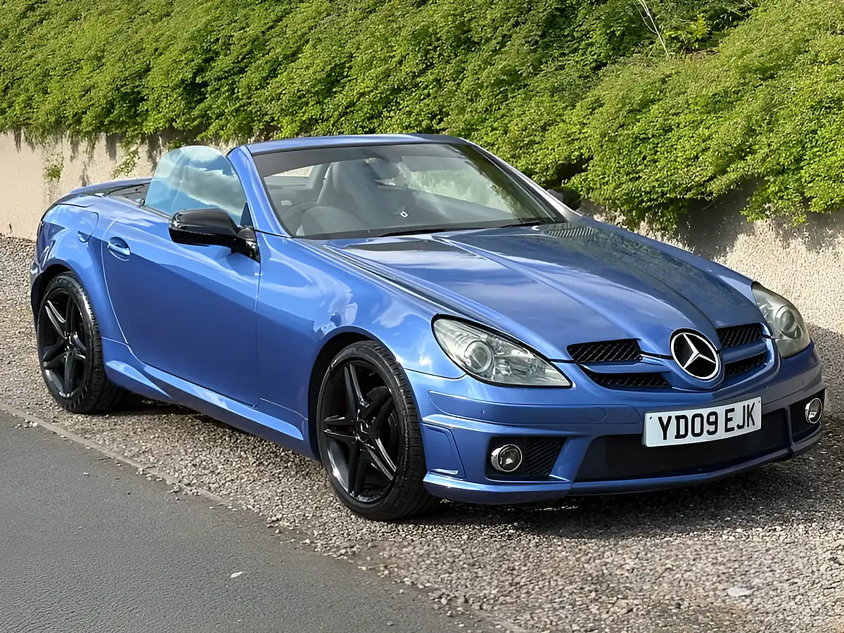 Used 2009 Mercedes-Benz Slk 2dr Tip Auto Blue - Interior and Exterior details 6