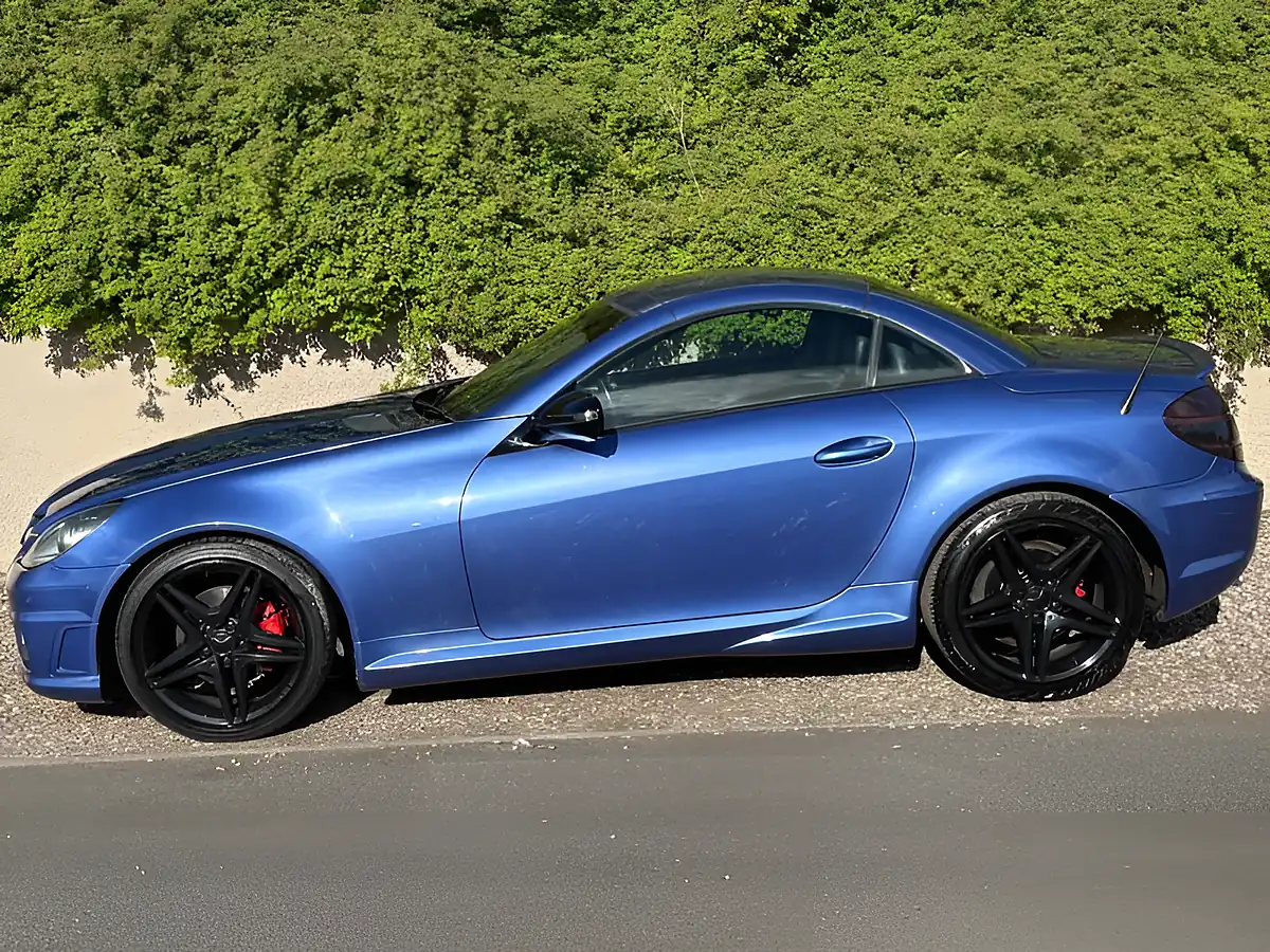 Used 2009 Mercedes-Benz Slk 2dr Tip Auto Blue - Interior and Exterior details 7