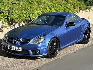 Used 2009 Mercedes-Benz Slk 2dr Tip Auto Blue - Interior and Exterior details 8