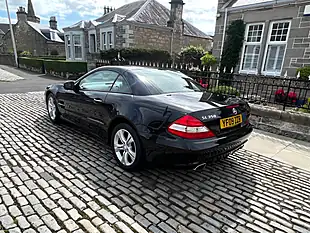 Used 2009 Mercedes Sl Convertible Black - Interior and Exterior details 10