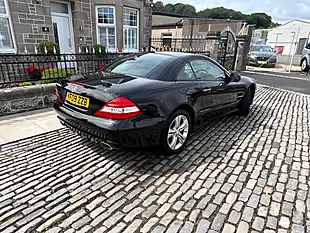 Used 2009 Mercedes Sl Convertible Black - Interior and Exterior details 11