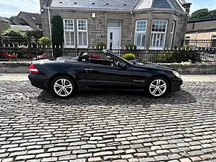 Used 2009 Mercedes Sl Convertible Black - Interior and Exterior details 12