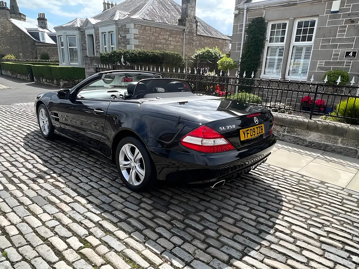 Used 2009 Mercedes Sl Convertible Black - Interior and Exterior details 13