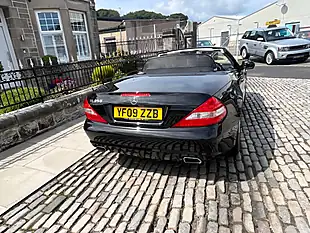 Used 2009 Mercedes Sl Convertible Black - Interior and Exterior details 14