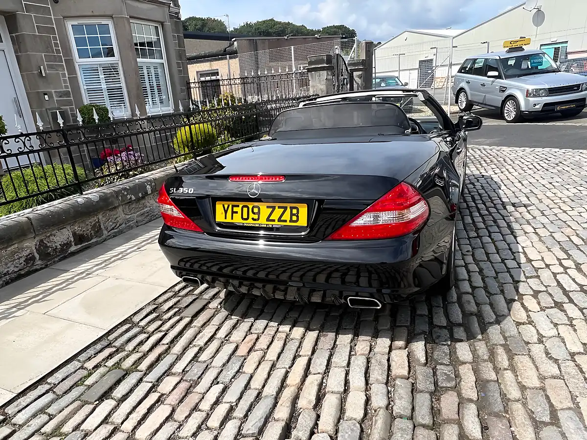 Used 2009 Mercedes Sl Convertible Black - Interior and Exterior details 14