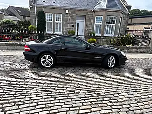 Used 2009 Mercedes Sl Convertible Black - Interior and Exterior details 2