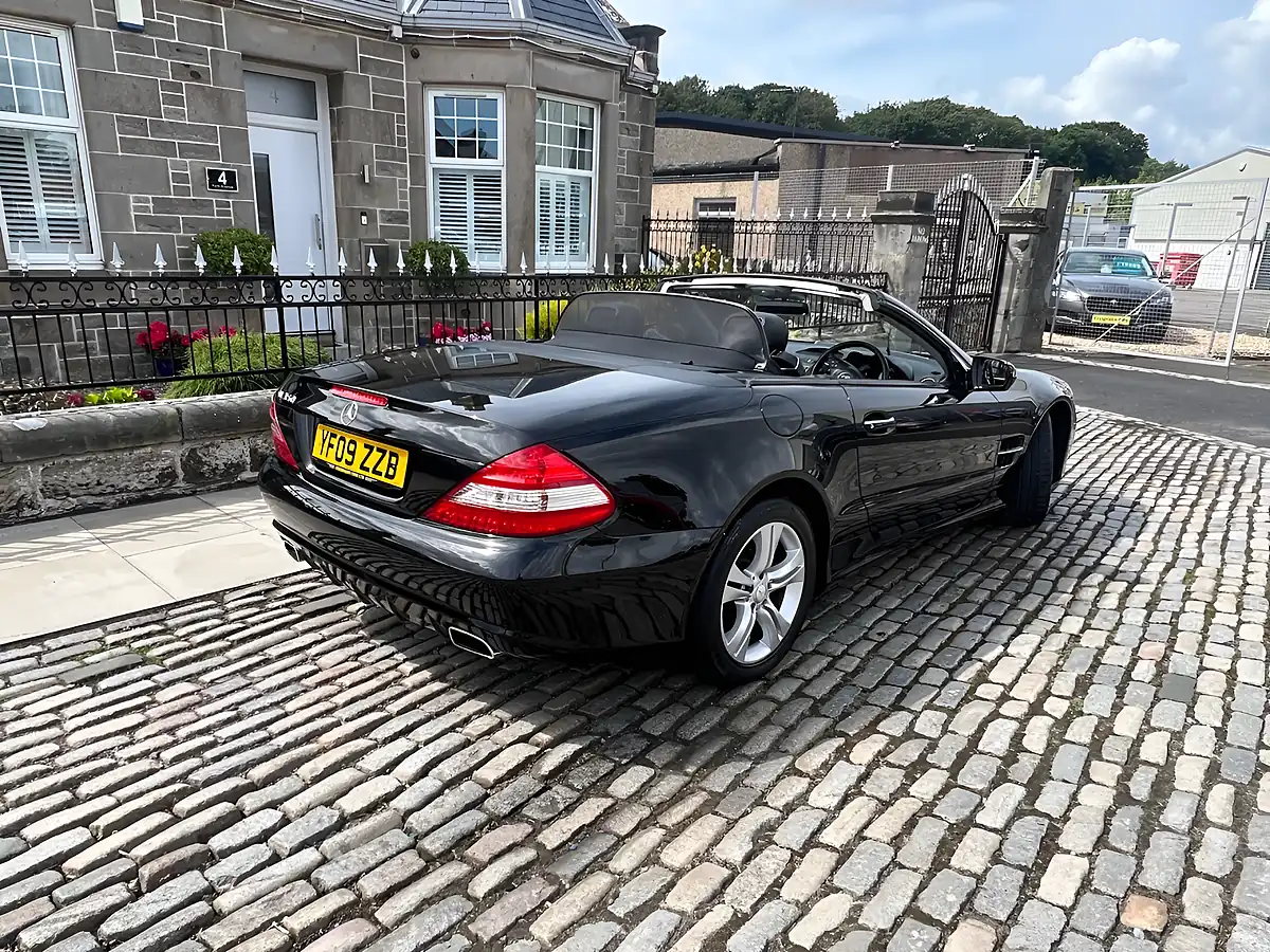 Used 2009 Mercedes Sl Convertible Black - Interior and Exterior details 20