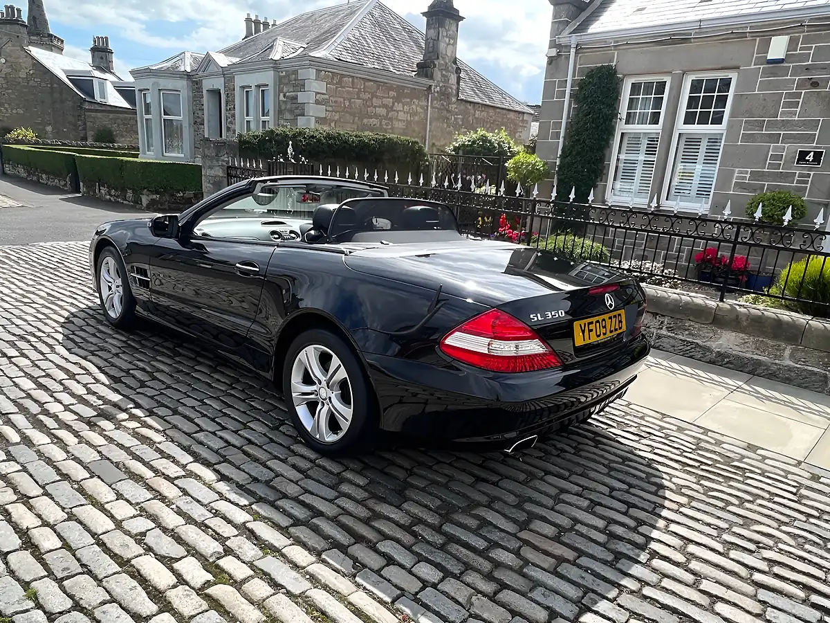 Used 2009 Mercedes Sl Convertible Black - Interior and Exterior details 4