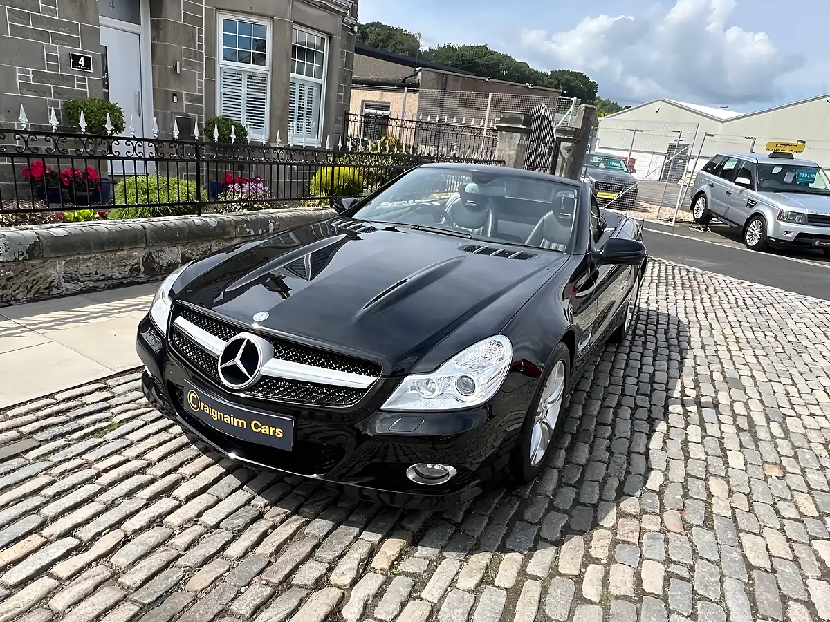 Used 2009 Mercedes Sl Convertible Black - Interior and Exterior details 6