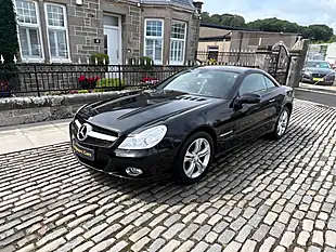 Used 2009 Mercedes Sl Convertible Black - Interior and Exterior details 7