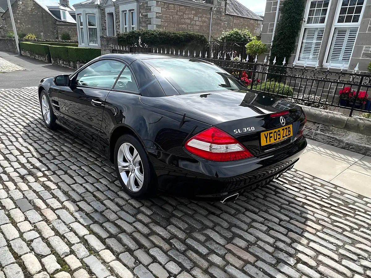 Used 2009 Mercedes Sl Convertible Black - Interior and Exterior details 8