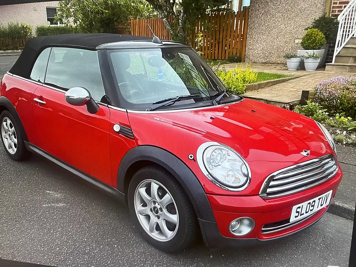Used 2009 MINI Convertible Cooper (chili Pack) Chilli Red - Front View