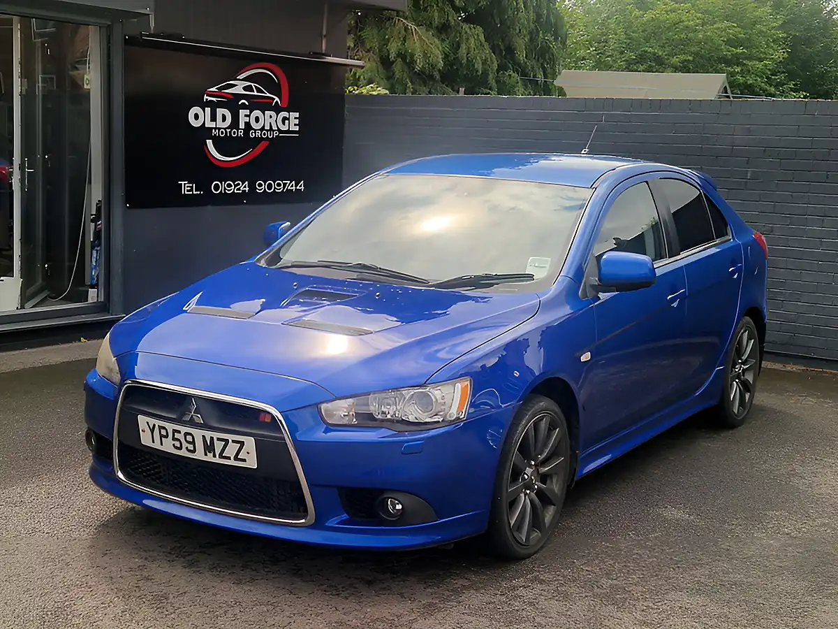 Used 2009 Mitsubishi Lancer Gsr Ralliart Sportback Blue - Front View