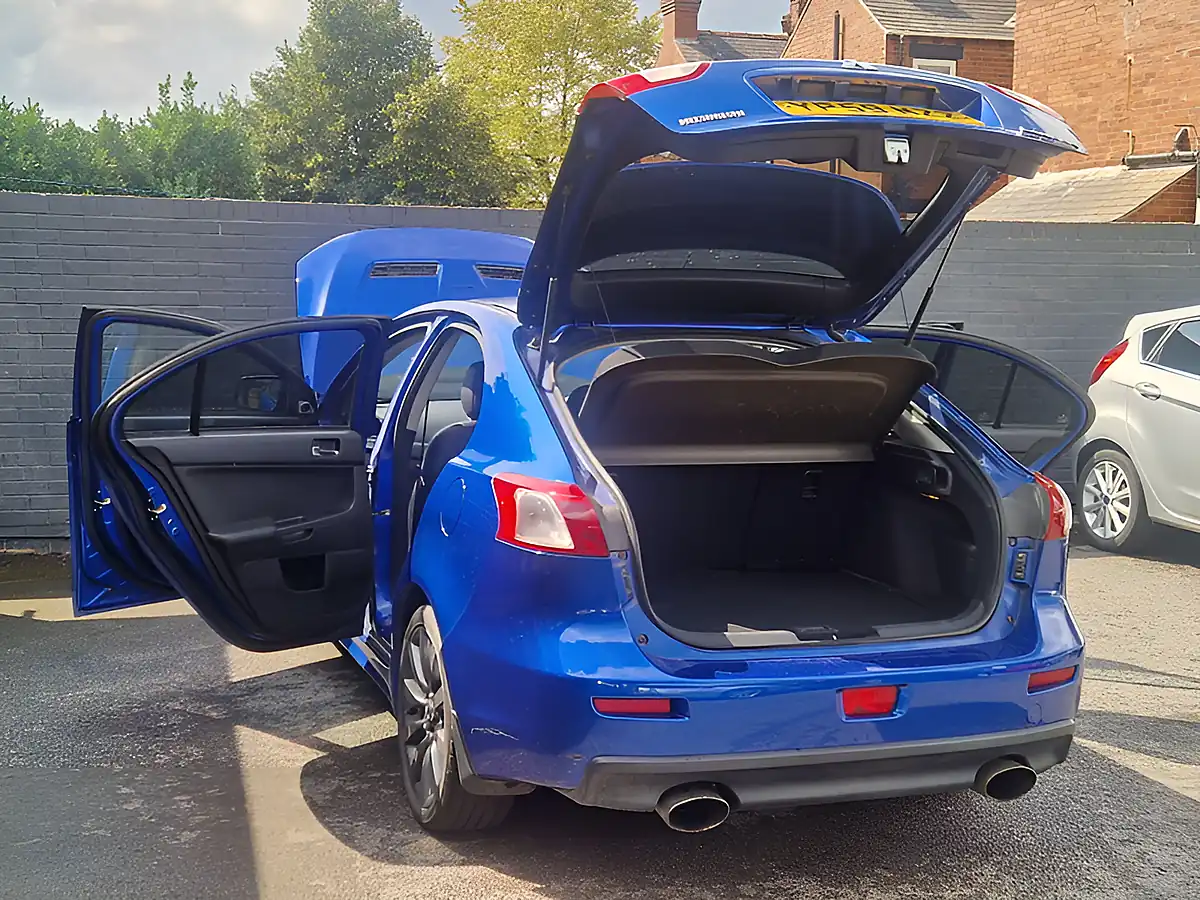Used 2009 Mitsubishi Lancer Gsr Ralliart Sportback Blue - Interior and Exterior details 11