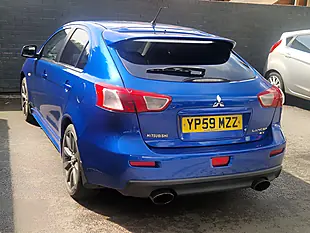 Used 2009 Mitsubishi Lancer Gsr Ralliart Sportback Blue - Interior and Exterior details 6