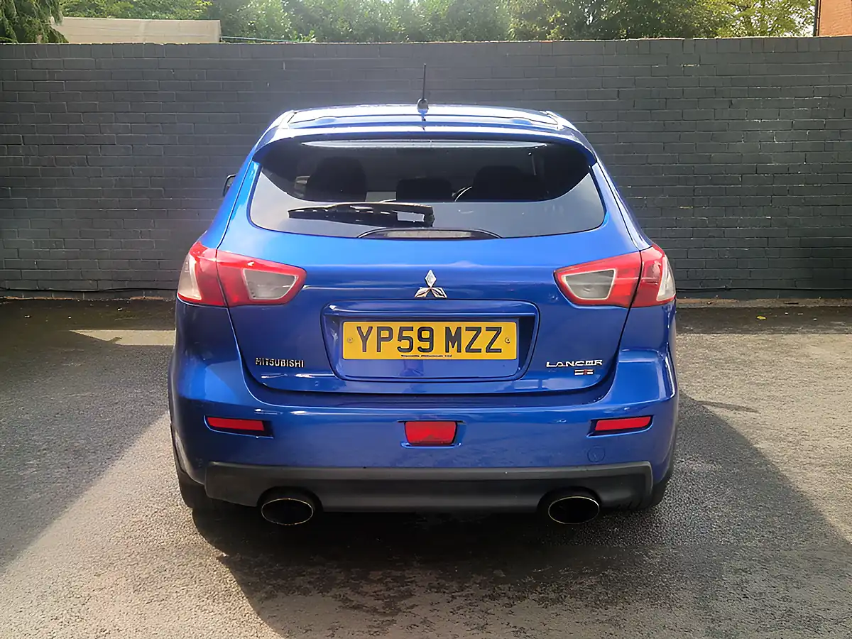 Used 2009 Mitsubishi Lancer Gsr Ralliart Sportback Blue - Interior and Exterior details 7