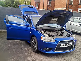 Used 2009 Mitsubishi Lancer Gsr Ralliart Sportback Blue - Interior and Exterior details 9