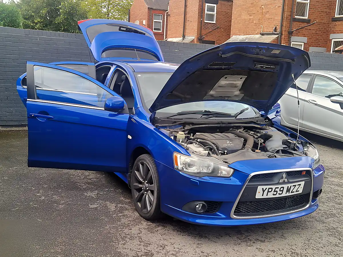 Used 2009 Mitsubishi Lancer Gsr Ralliart Sportback Blue - Interior and Exterior details 9