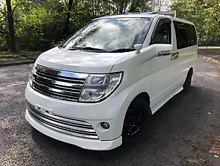Used 2009 Nissan Elgrand Rider Autech White - Interior and Exterior details 12
