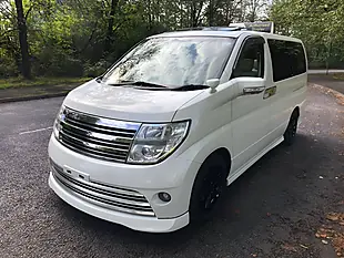 Used 2009 Nissan Elgrand Rider Autech White - Interior and Exterior details 4