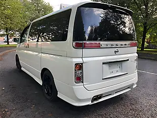 Used 2009 Nissan Elgrand Rider Autech White - Interior and Exterior details 6