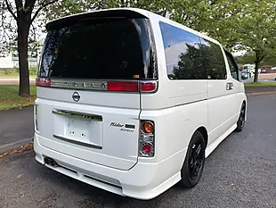 Used 2009 Nissan Elgrand Rider Autech White - Interior and Exterior details 8
