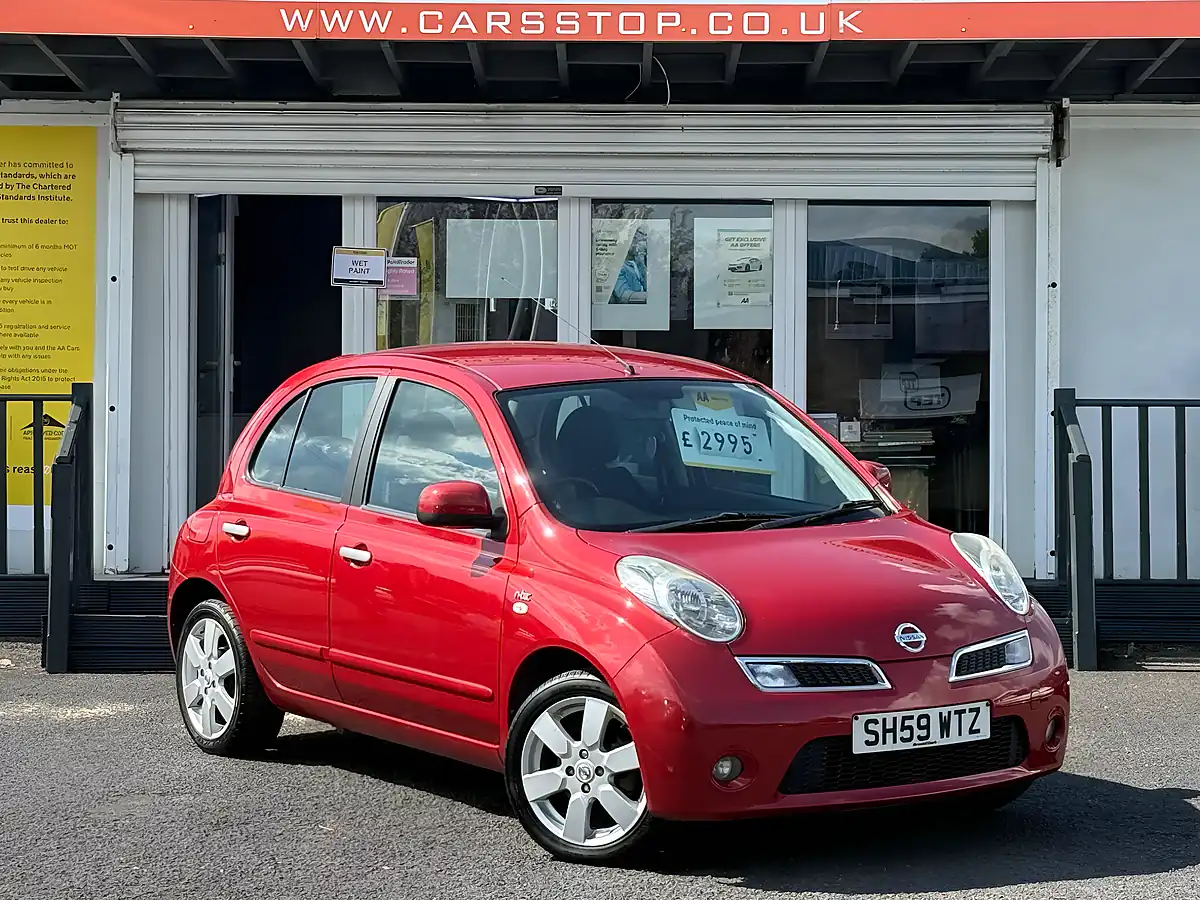 Used 2009 Nissan Micra N-Tec Red - Front View