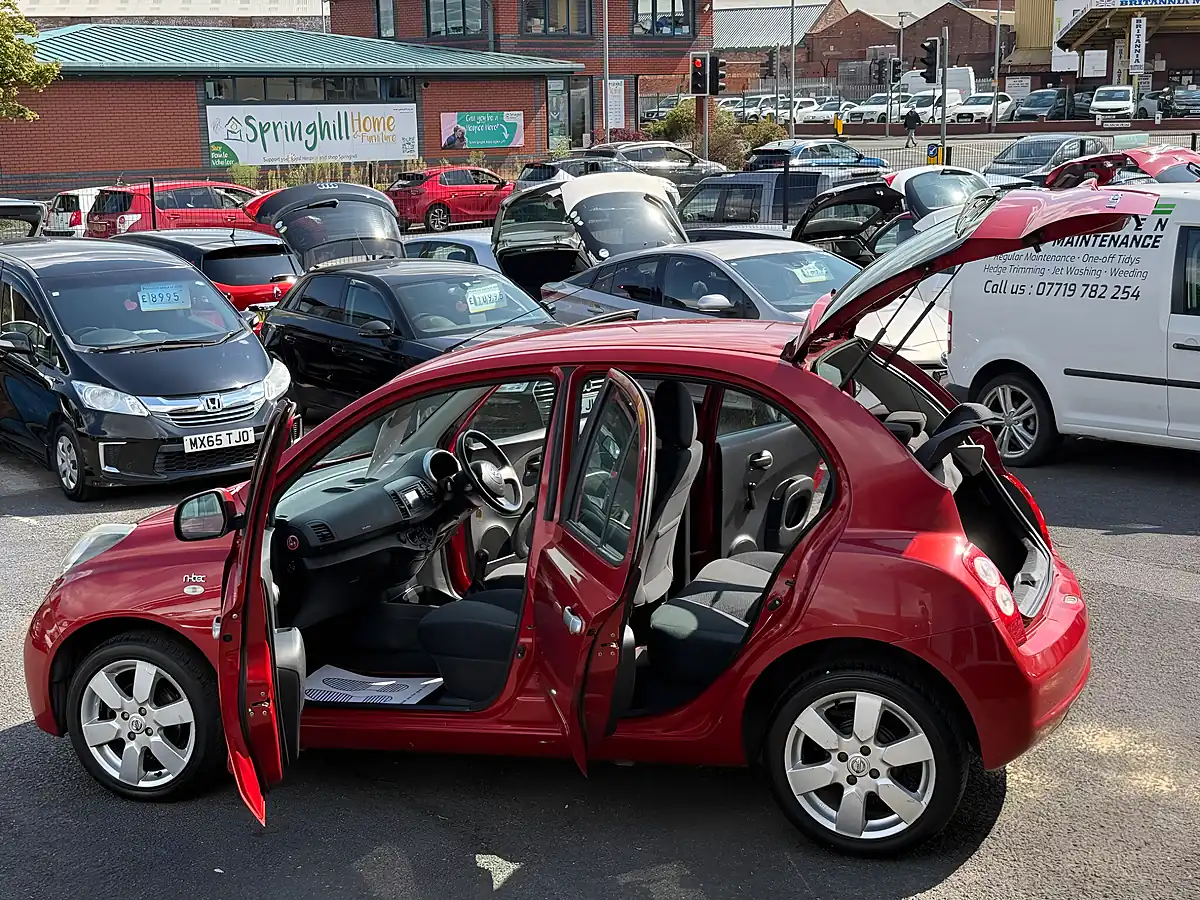 Used 2009 Nissan Micra N-Tec Red - Interior and Exterior details 11