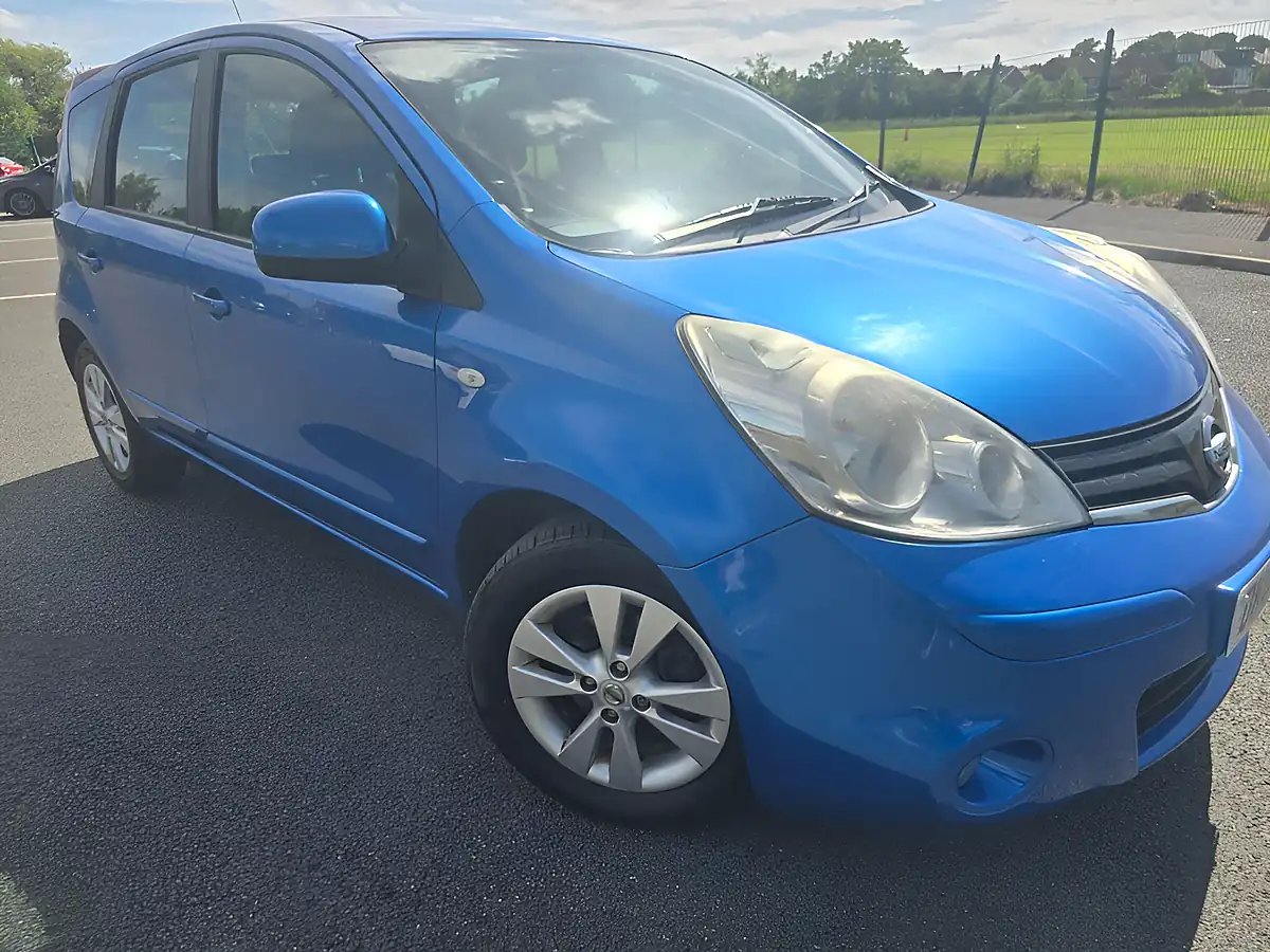 Used 2009 Nissan Note Acenta Blue - Front View