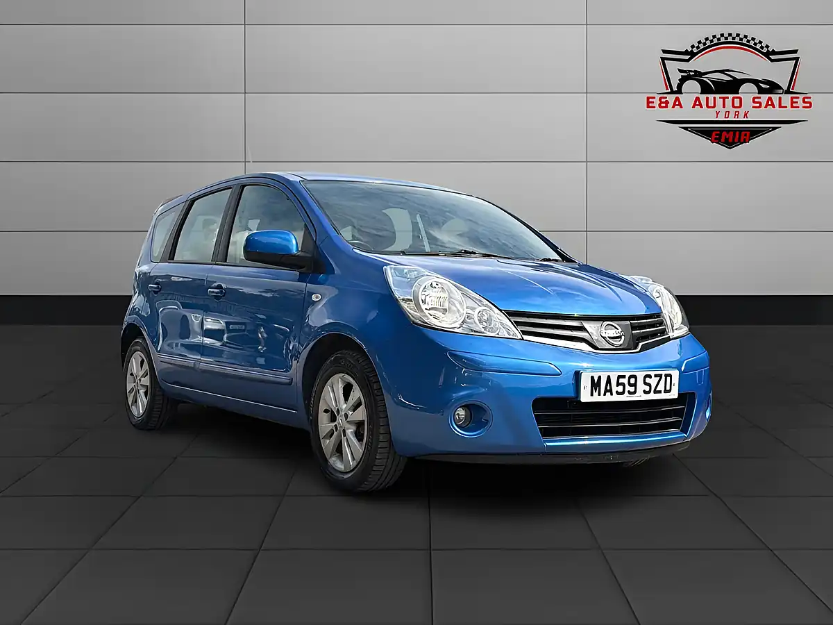 Used 2009 Nissan Note Acenta Blue - Front View
