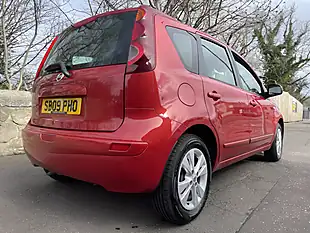 Used 2009 Nissan Note Acenta Red - Interior and Exterior details 4