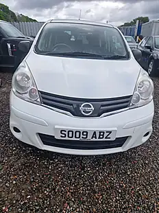 Used 2009 Nissan Note Visia White - Interior and Exterior details 2
