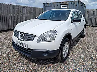 Used 2009 Nissan Qashqai Visia White - Interior and Exterior details 10