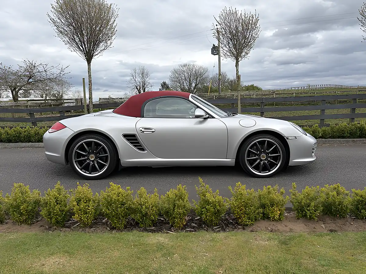 Used 2009 Porsche Boxster Gen2 Arctic Silver - Front View