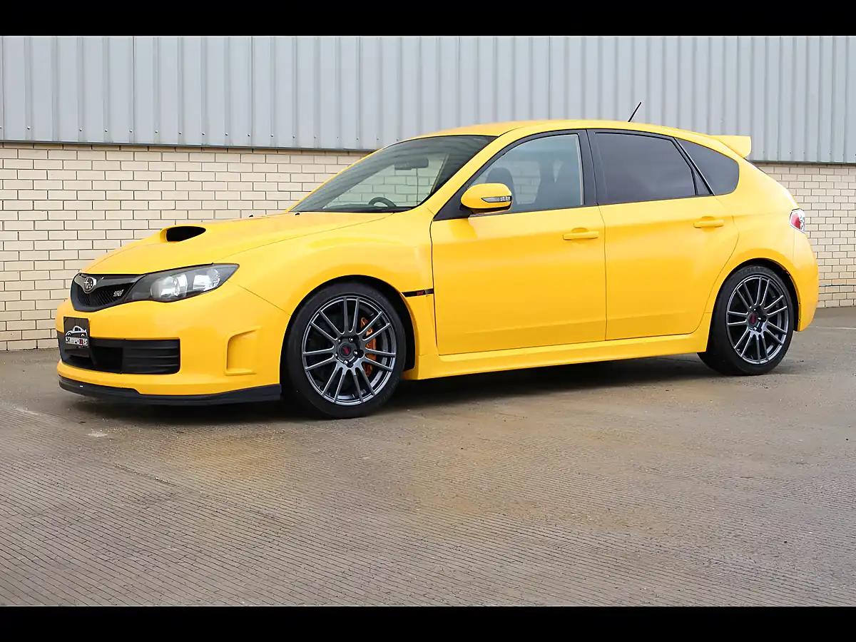 Used 2009 Subaru Wrx Sti Spec C Ltd Edition Sunrise Yellow - Interior and Exterior details 10