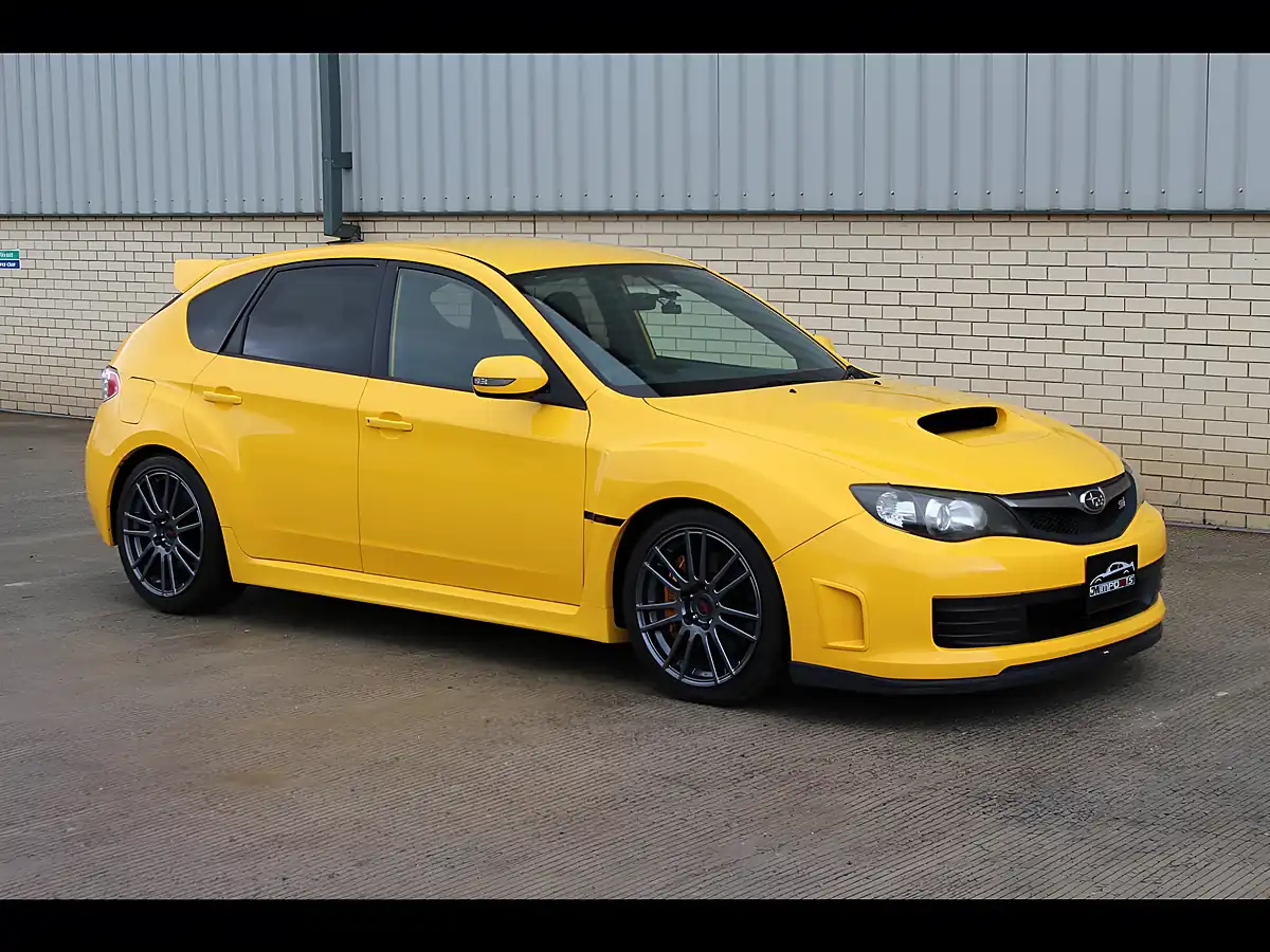 Used 2009 Subaru Wrx Sti Spec C Ltd Edition Sunrise Yellow - Interior and Exterior details 11