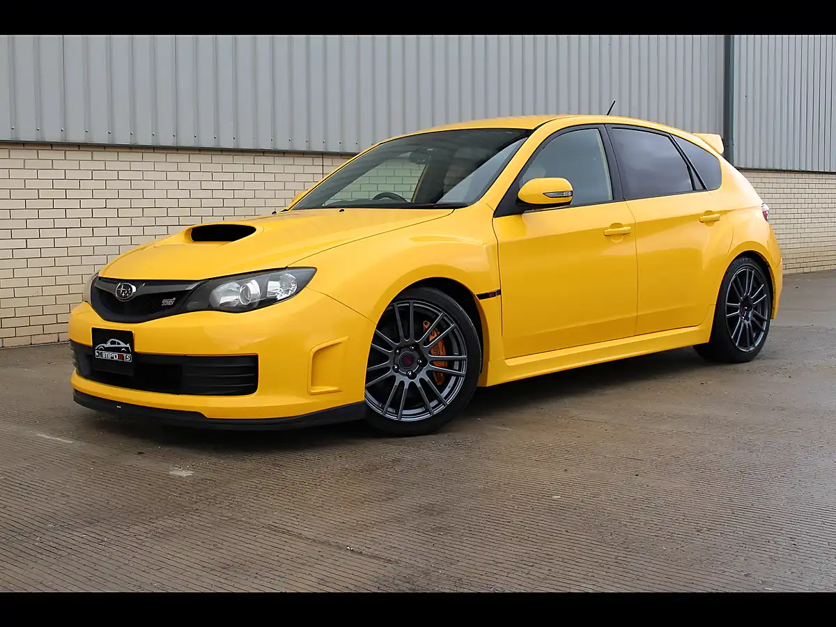 Used 2009 Subaru Wrx Sti Spec C Ltd Edition Sunrise Yellow - Interior and Exterior details 4