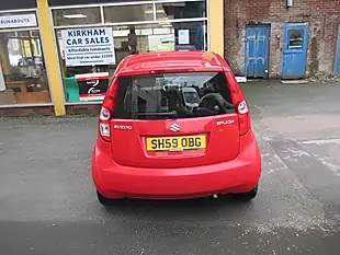 Used 2009 Suzuki Splash Red - Interior and Exterior details 4