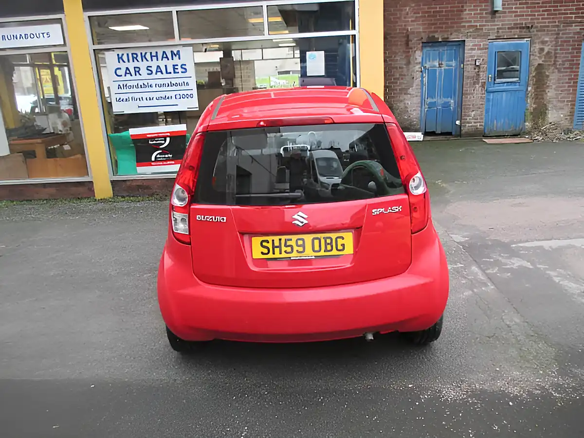 Used 2009 Suzuki Splash Red - Interior and Exterior details 4