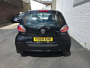 Used 2009 Toyota Aygo Black Multimode Black - Interior and Exterior details 8