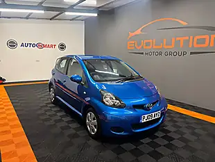 Used 2009 Toyota Aygo Blue Blue - Interior and Exterior details 7