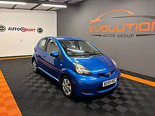 Used 2009 Toyota Aygo Blue Blue - Interior and Exterior details 10