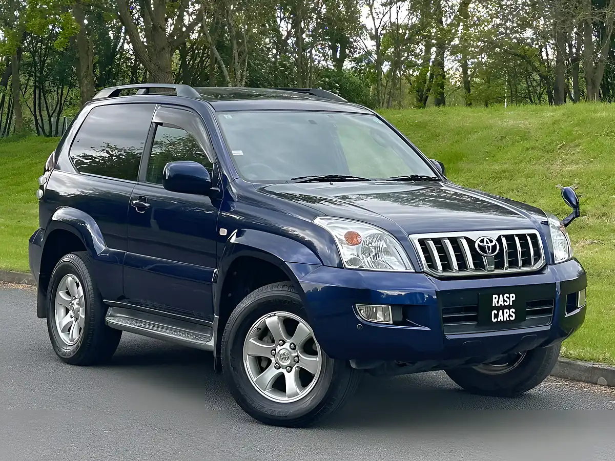Used 2009 Toyota Land Cruiser Rz Prado Blue - Front View