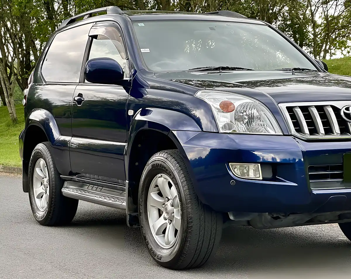 Used 2009 Toyota Land Cruiser Rz Prado Blue - Interior and Exterior details 5
