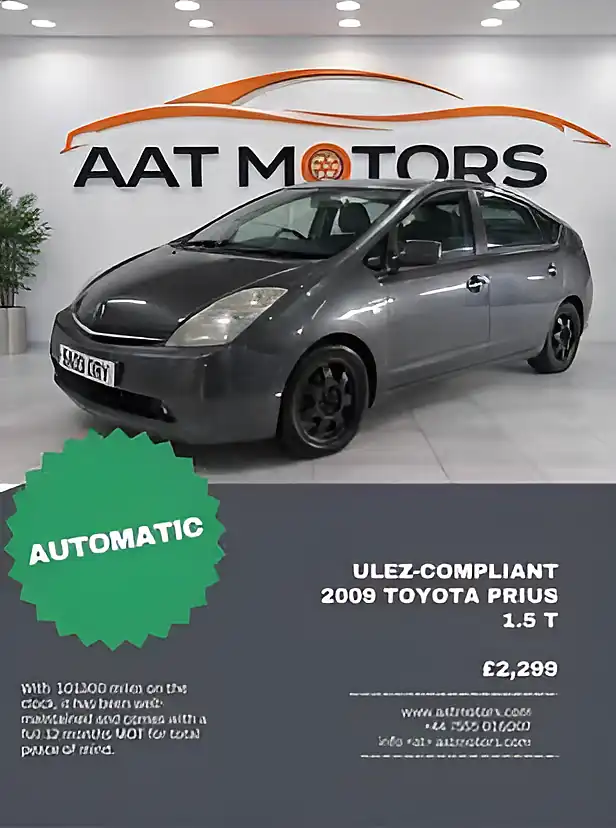 Used 2009 Toyota Prius T4 Grey - Front View