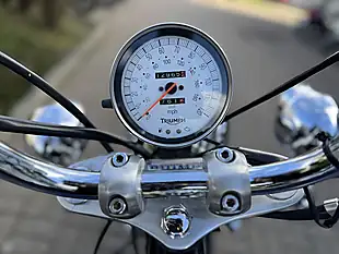Used 2009 Triumph Bonneville America Blue - Interior and Exterior details 11