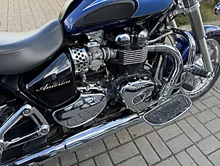 Used 2009 Triumph Bonneville America Blue - Interior and Exterior details 13